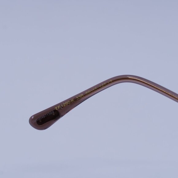 Tom Ford FT1250-K 33B Sunglasses Gold Square Frame, Smoke Gradient Lenses - Picture 7 of 10